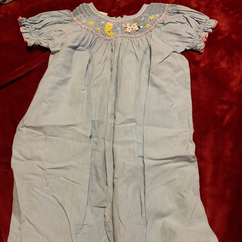 Cow Jumping Over the Moon long romper